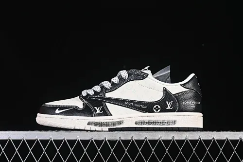 All Categories Air Jordan Jordan Series Basketball Shoes Air Jordan 1 Low High-end Customized Low-top Shoes Travis Scott x Fragment Design x Air Jordan 1 Low OG SP AJ1 Joe 1LV Joint Black Warrior Graffiti Low-top Cultural Casual Shoes CX5050-Y29